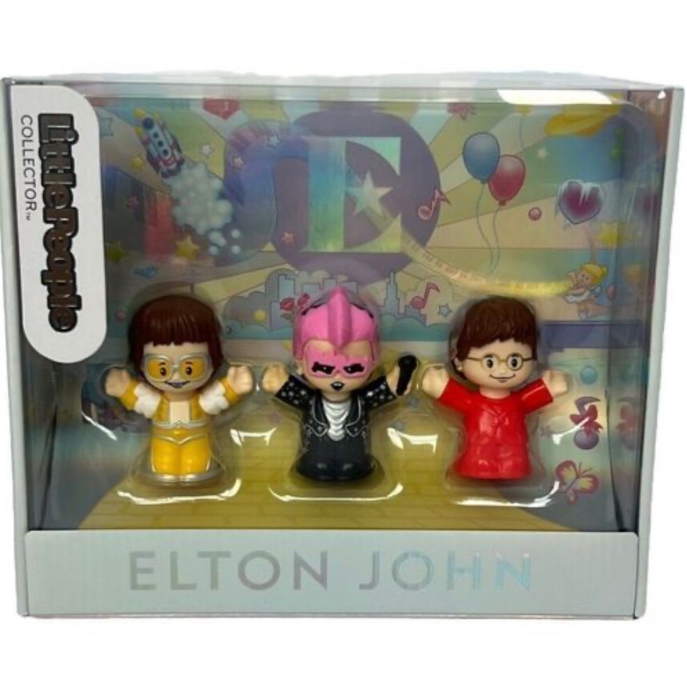 New Fisher Price Little People Collector Elton John Special Edition Figure Set
